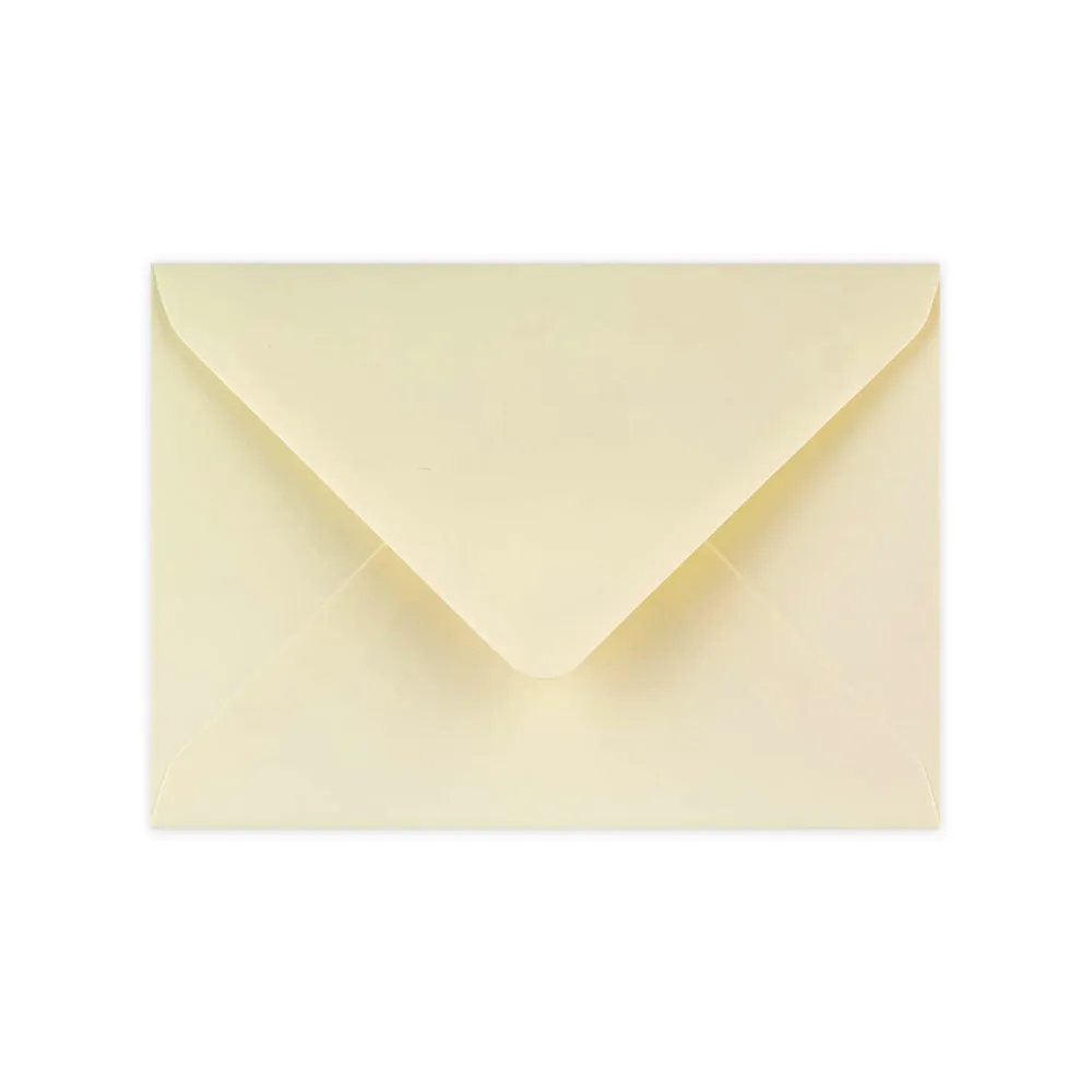 114x162 mm (C6) Kuverta boje bjelokosti glatke površine
