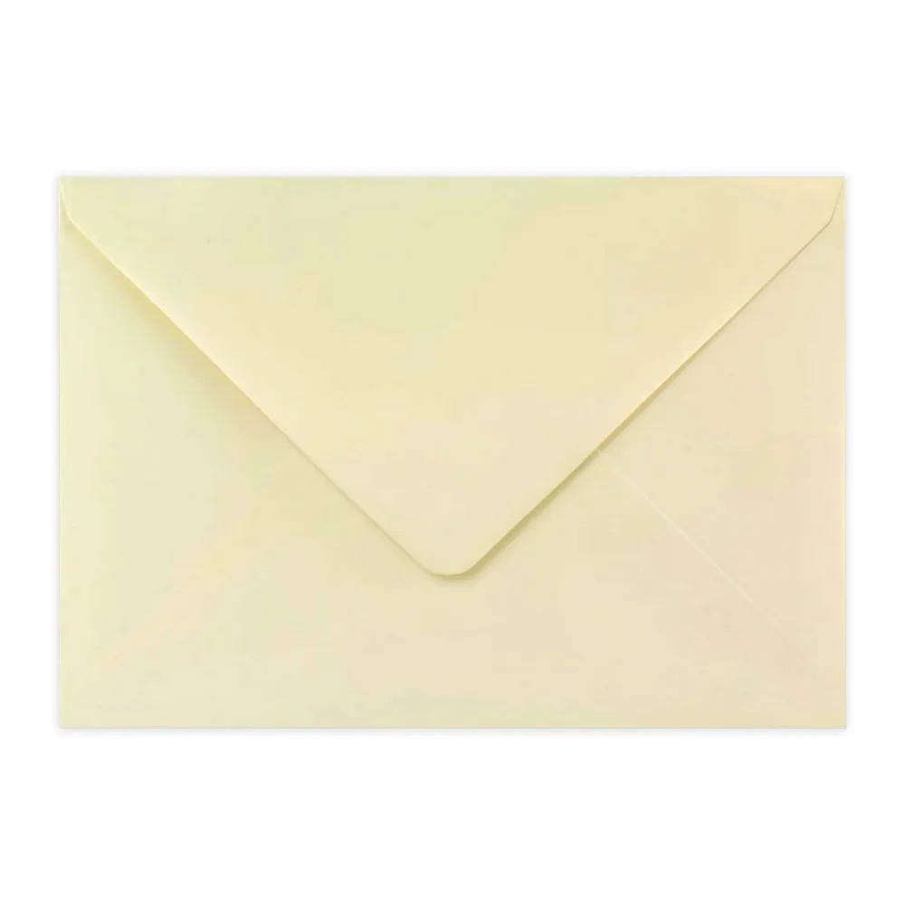 162x229mm C5 IVORY WALLET GUMMED PLAIN 100GSM Enveseur sl