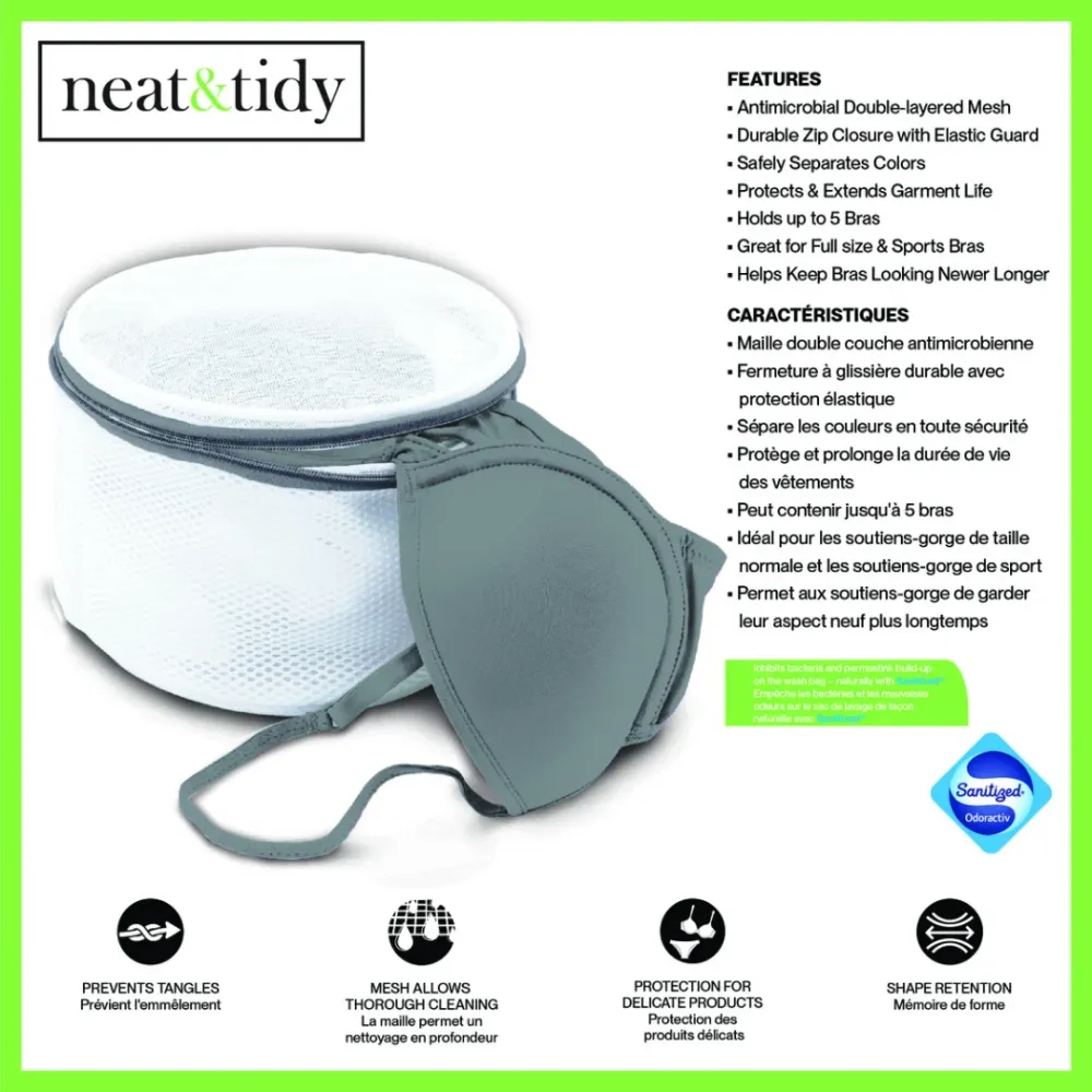 N&T Mesh Bra Wash Bag White