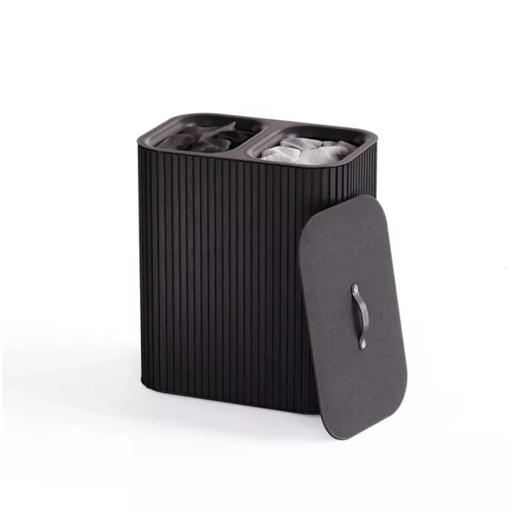 Tota Trio Luxe 90L Black Laundry Separation Basket