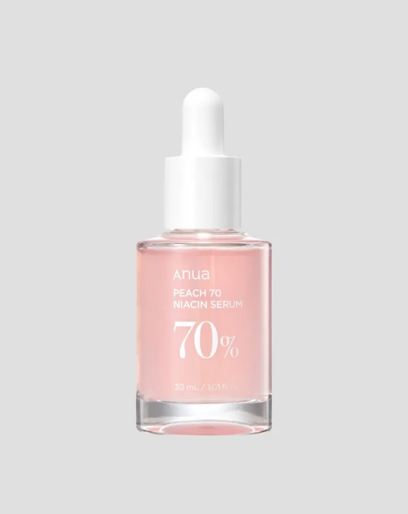 Serum za posvjetljivanje i zaglađivanje breskve i niacinamidom Breskva 70% Niacinamid Serum ANUA