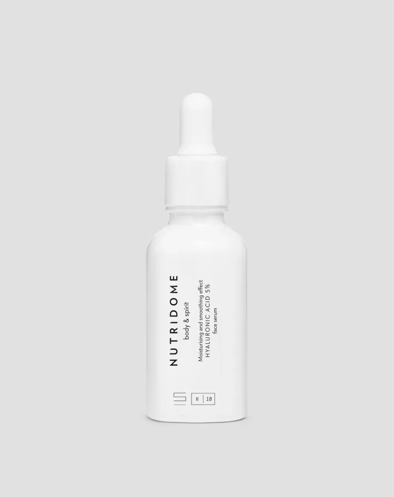 Hijaluronska kiselina 5% hidratantni serum za lice za sve tipove kože Nutridome