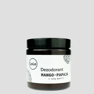 Organski dezodorans u kremi - Mango-papaja s naznakom vanilije za dugotrajan osjećaj svježine La-Le