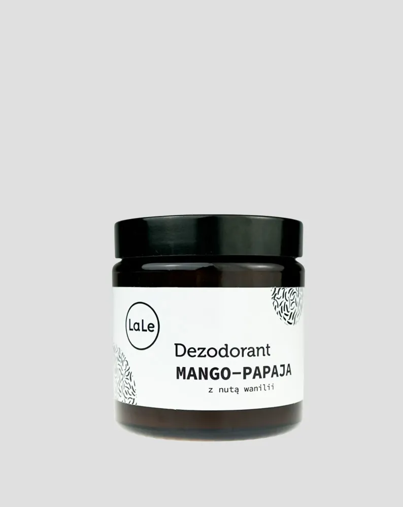 Organski dezodorans u kremi - Mango-papaja s naznakom vanilije za dugotrajan osjećaj svježine La-Le