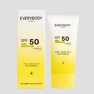 Everybody London High Filter hidratantna krema za lice SPF 50 s niacinamidom