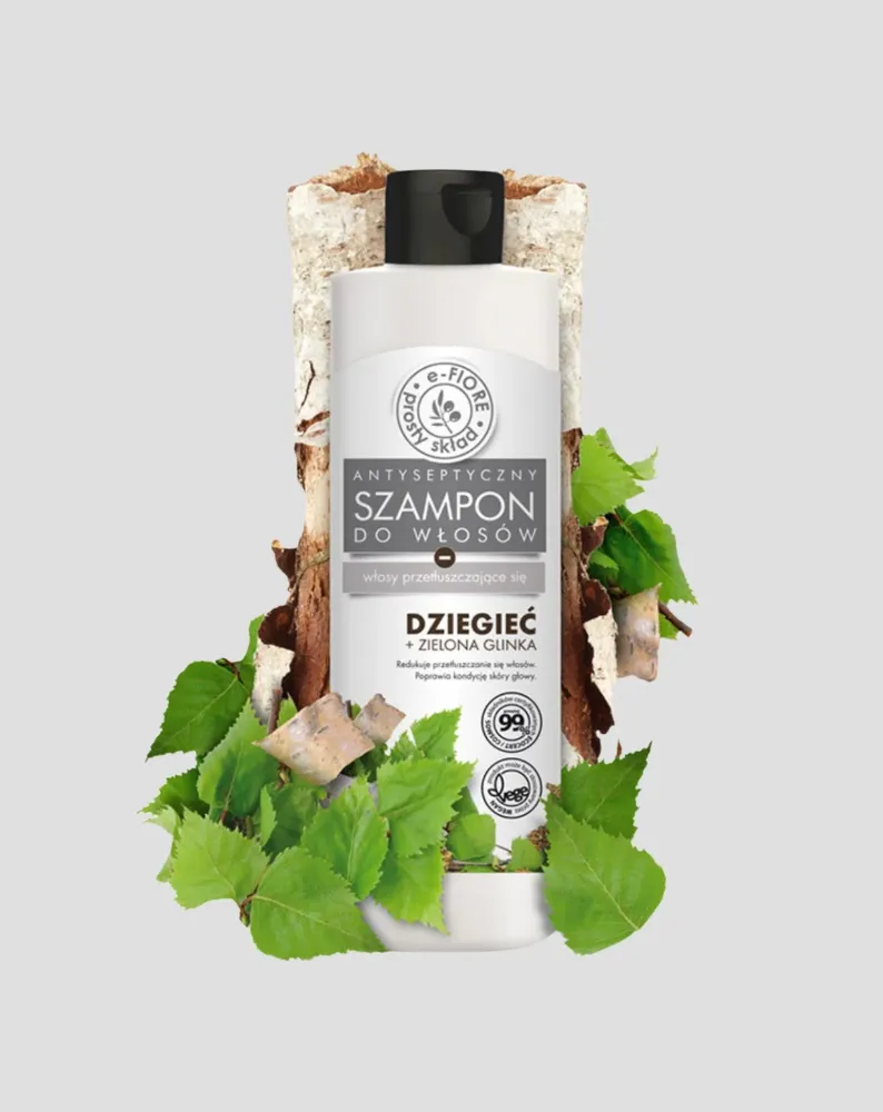 Tar šampon sa zelenom glinom za masnu kosu E-Fiore