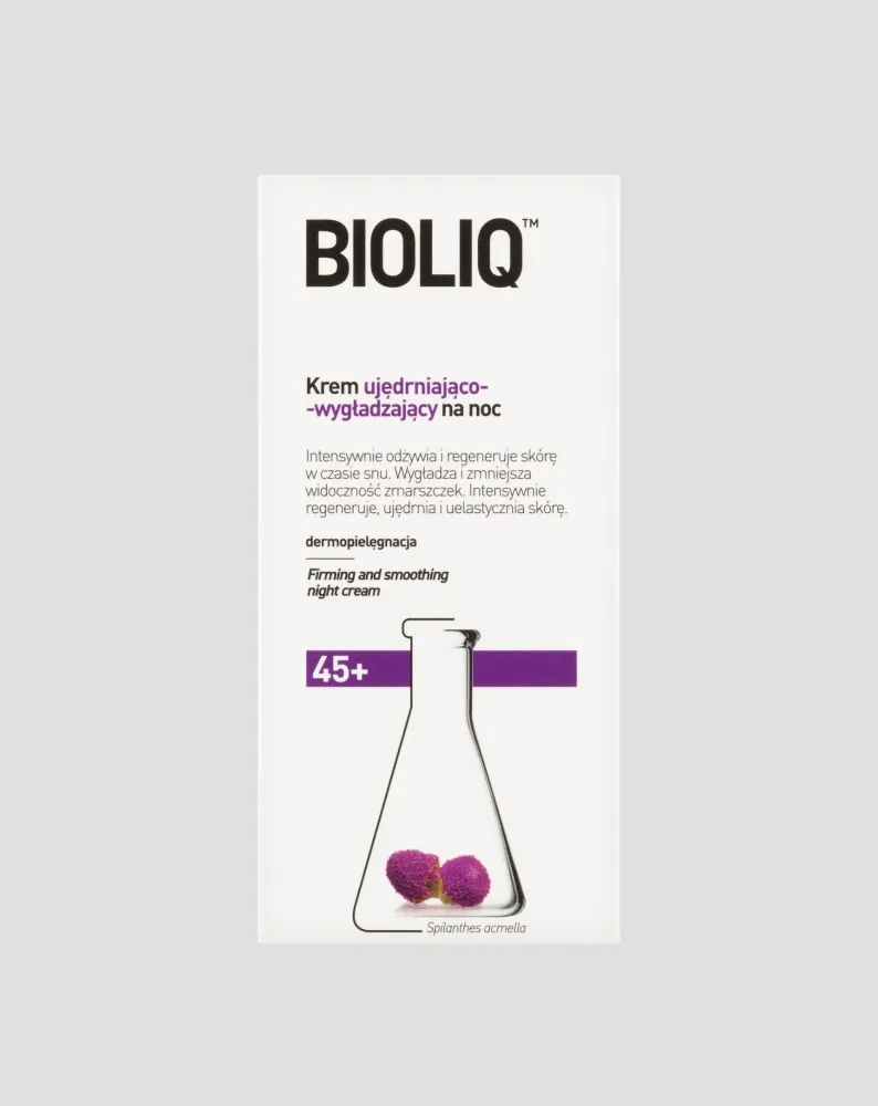 Noćna krema za učvršćivanje i zaglađivanje 45+ Bioliq
