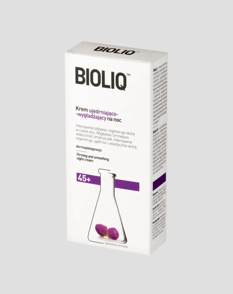 Noćna krema za učvršćivanje i zaglađivanje 45+ Bioliq