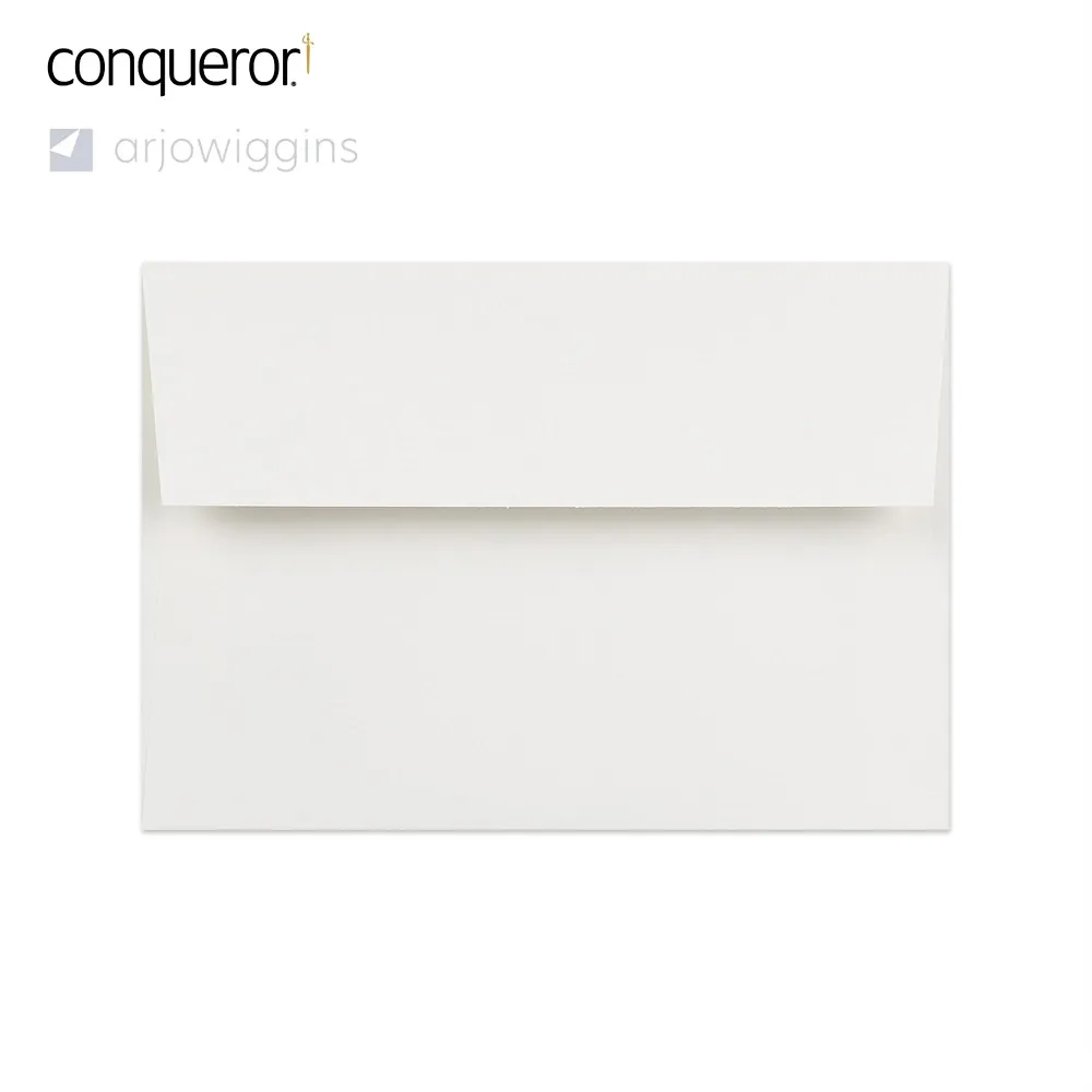 114x162 High White Conqueror C6 Laid Wallet Peel & Seal 120gsm Envelopes Enveseur sl