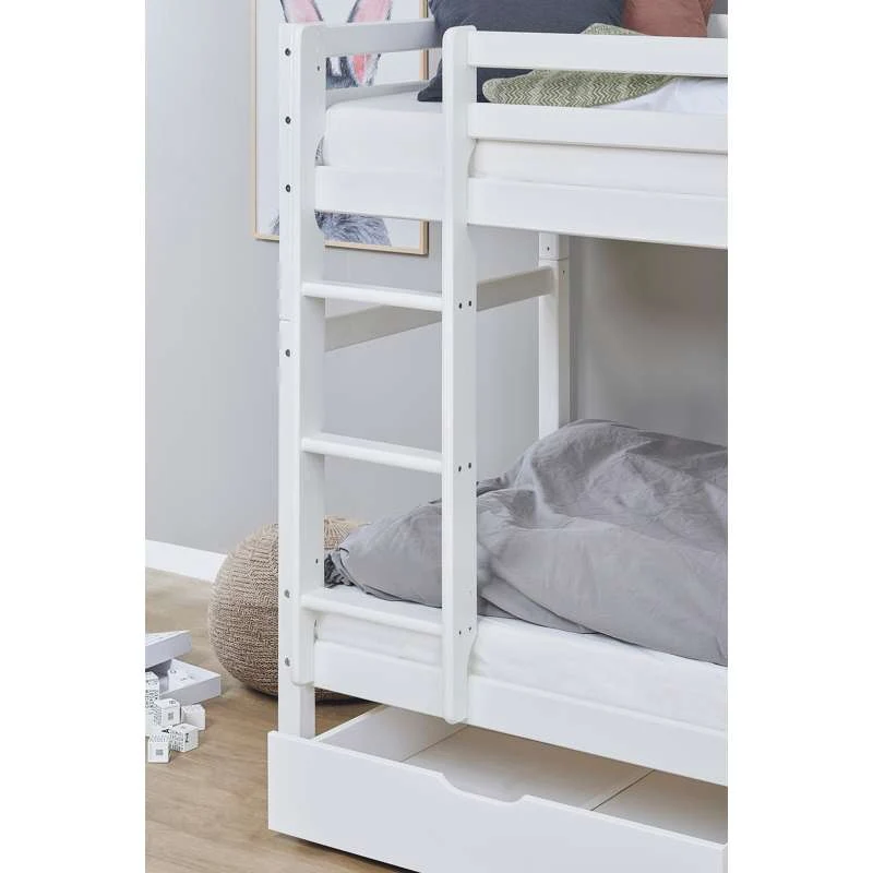 Hoppekids ECO Dream - Modul til Køjeseng 150 cm. - 90x200 cm. - Hvid