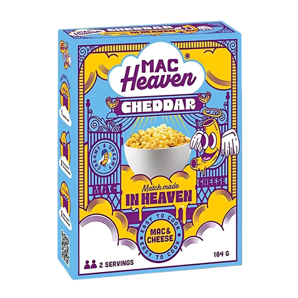 Mac Heaven Cheddar, makaroni sa umakom od cheddar sira od 184g