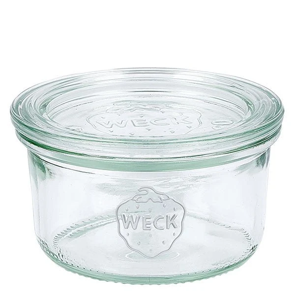 Weck Straight jar 165ml lid and seals - diameter 80mm - pack 12