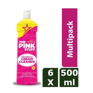 Pink Stuff sredstvo za čišćenje u kremi - 6 x 500 ml pakiranje za uštedu - Ekološki prihvatljivo