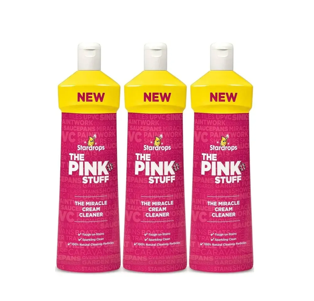 Stardrops Pink Stuff kremasti čistač - 3 pakiranja