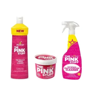 Stardrops Pink Stuff paket - kremasti čistač 500 ml + pasta za čišćenje 500 grama + višefunkcijski sprej za čišćenje 750 ml