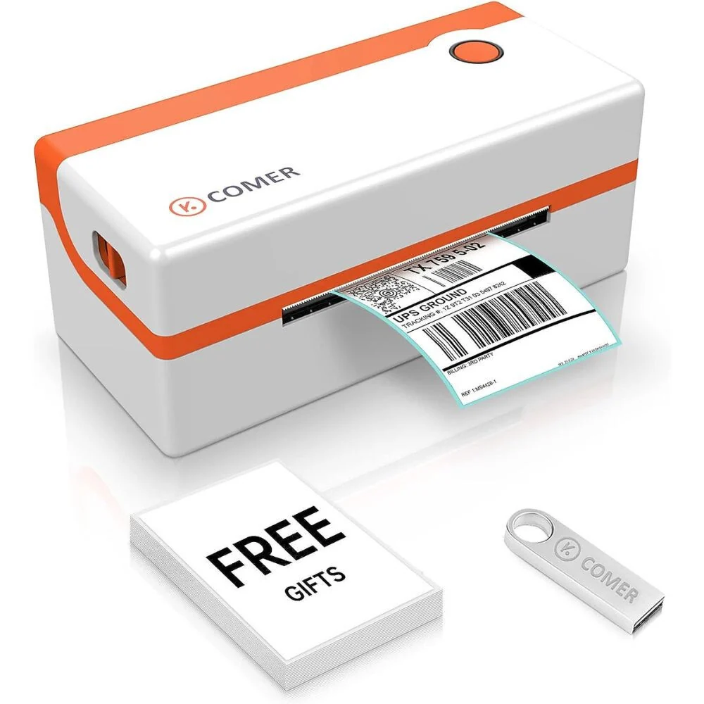 K‑COMER RX106F Termalni Tiskar Oznaka USB – Za Naljepnice 10×15 cm, 150 mm/s, 203 dpi