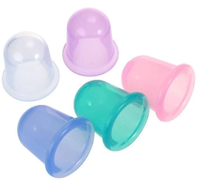 Cupping čšica silikonska 3,5cm - razne boje