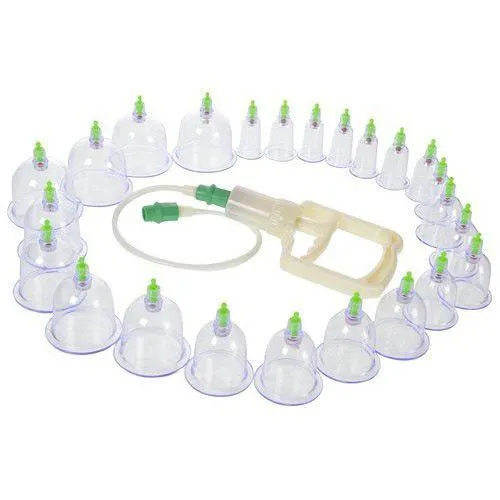 Cupping set s pumpicom za stvaranje vakuuma - set od 24 komada