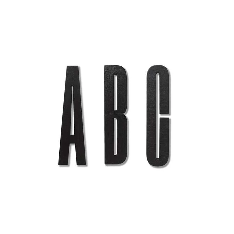 Design Letters Bogstaver – sort