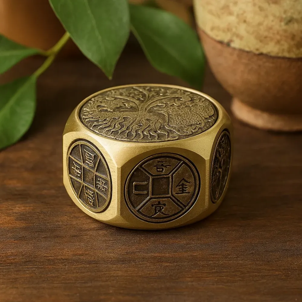 Mesingane Feng Shui kockice zmaja – Talisman prosperiteta