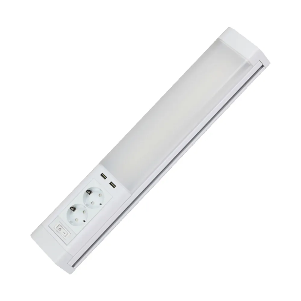 Svjetiljka dekorativna LED 2x230V/2xUSB 10W