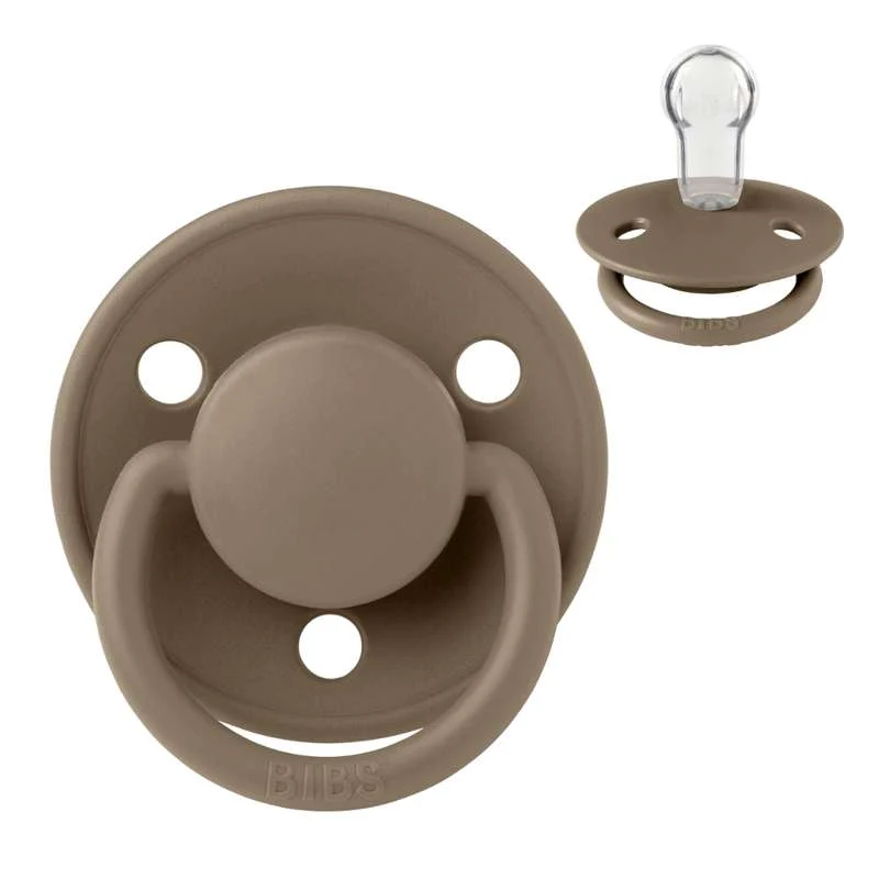 BIBS De Lux Sut - Onesize - Silikone - Ebony Oak