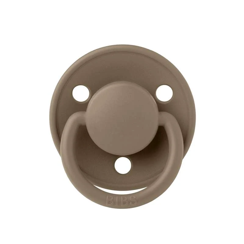 BIBS De Lux Sut - Onesize - Silikone - Ebony Oak