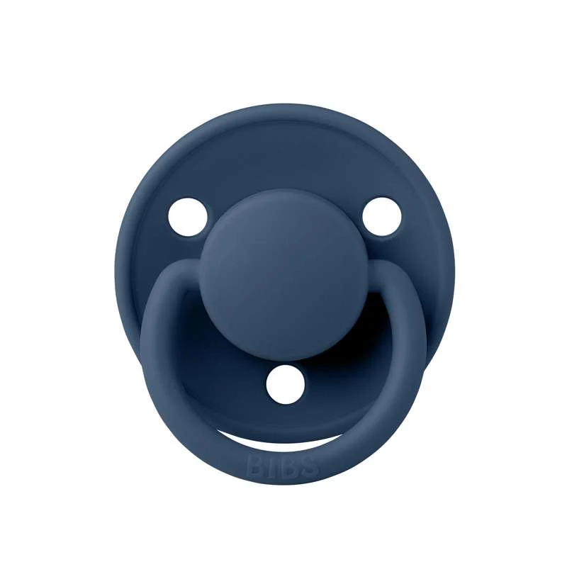 BIBS De Lux Sut - Onesize - Silikone - Steel Blue | Latex-Free & Hypoallergenic