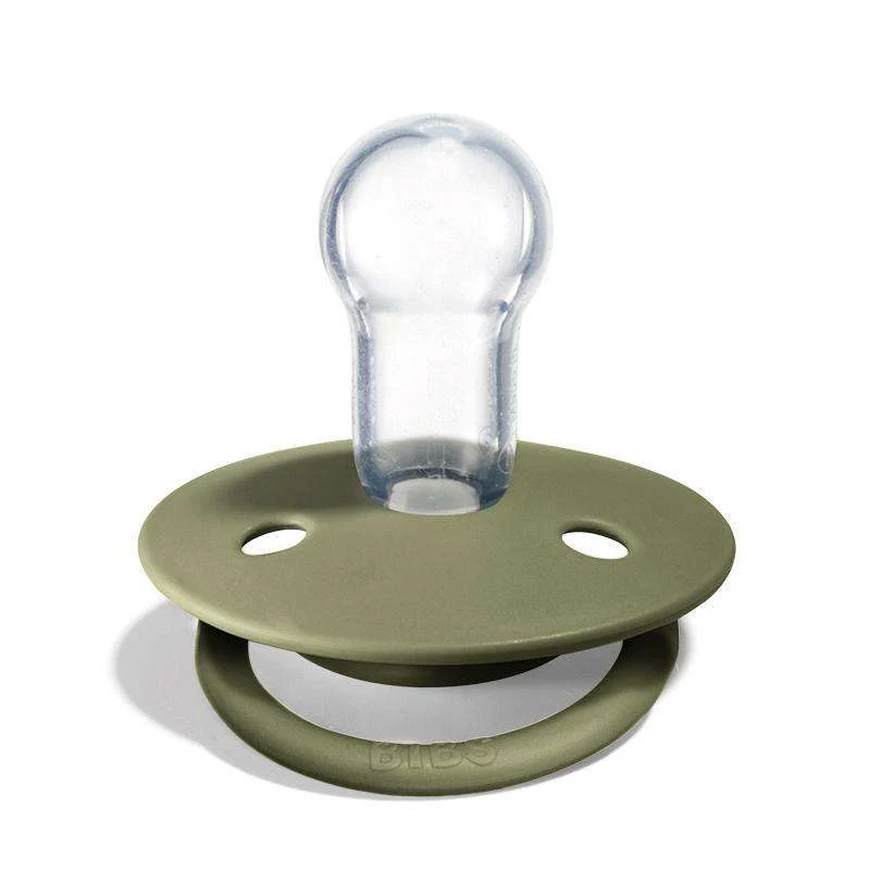 Jednokratna bavica BIBS De Lux Sut - 2-Pak - Onesize - Silikone - Honey Bee/Olive