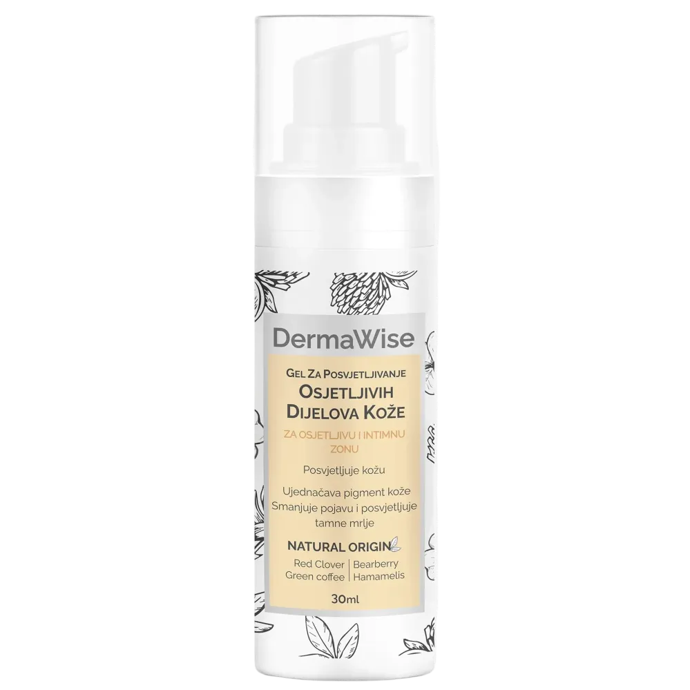 DermaWise gel za posvjetljivanje osjetljivih dijelova kože - 30 ml