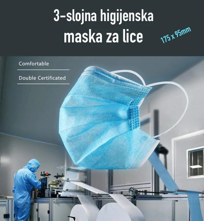 Maska zaštitna 50 komada