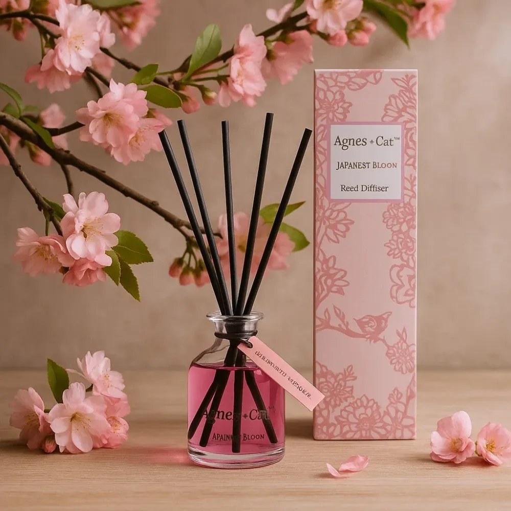 Set difuzera s štapićima Japanski cvat 140ml
