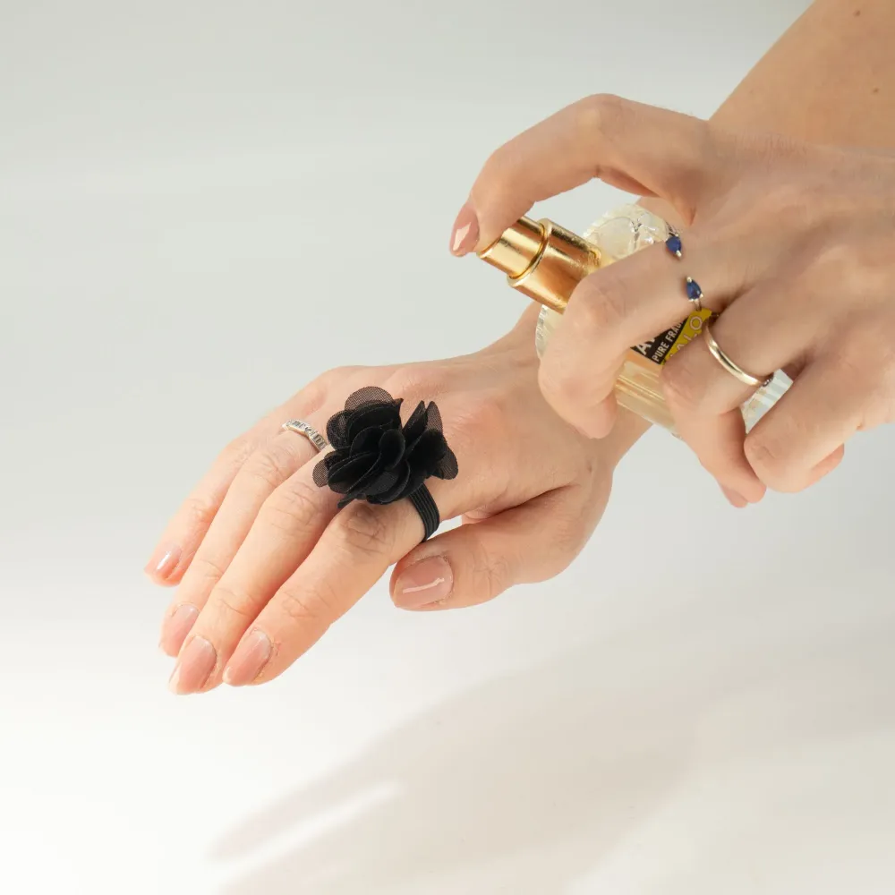 Prstenovi za difuzor mirisa Chiffon - crni