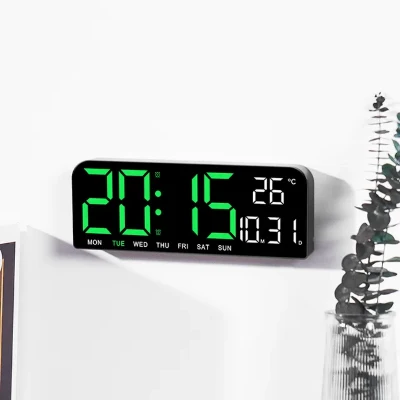 LED Sat Digitalni sa Termometrom i Podesivim Svetlom