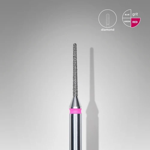 Dijamantna freza, “Needle”, 1.0*10 mm, Crvena, STALEKS