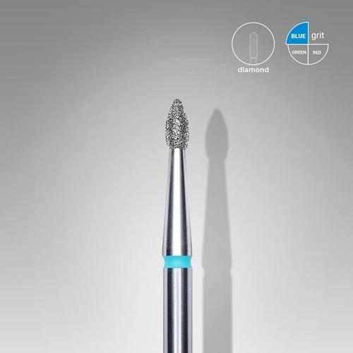 Dijamantna freza, Pupoljak, 1.8*4.0 mm, Plava, STALEKS