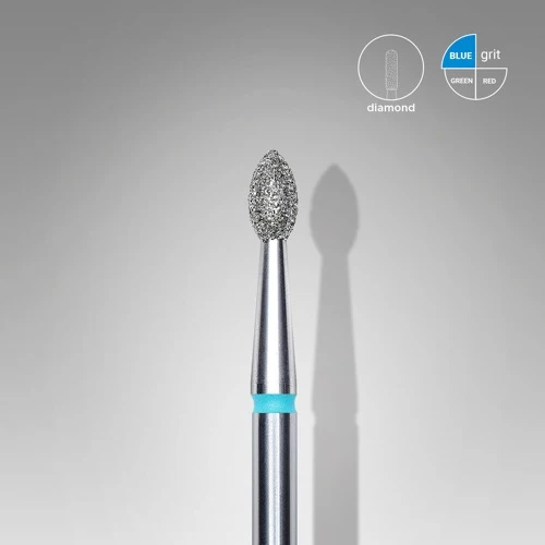 Dijamantna freza, Pupoljak, 2.5*4.5 mm, Plava, STALEKS