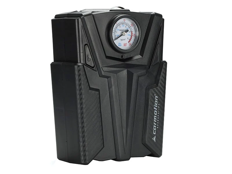 DC 12V zračni kompresor, 150 PSI, s analognim manometrom, 4 adaptera