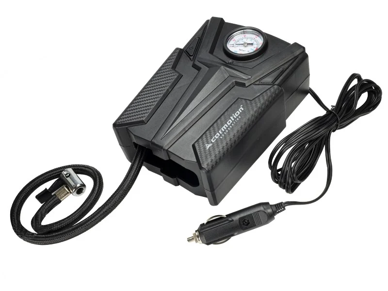 DC 12V zračni kompresor, 150 PSI, s analognim manometrom, 4 adaptera