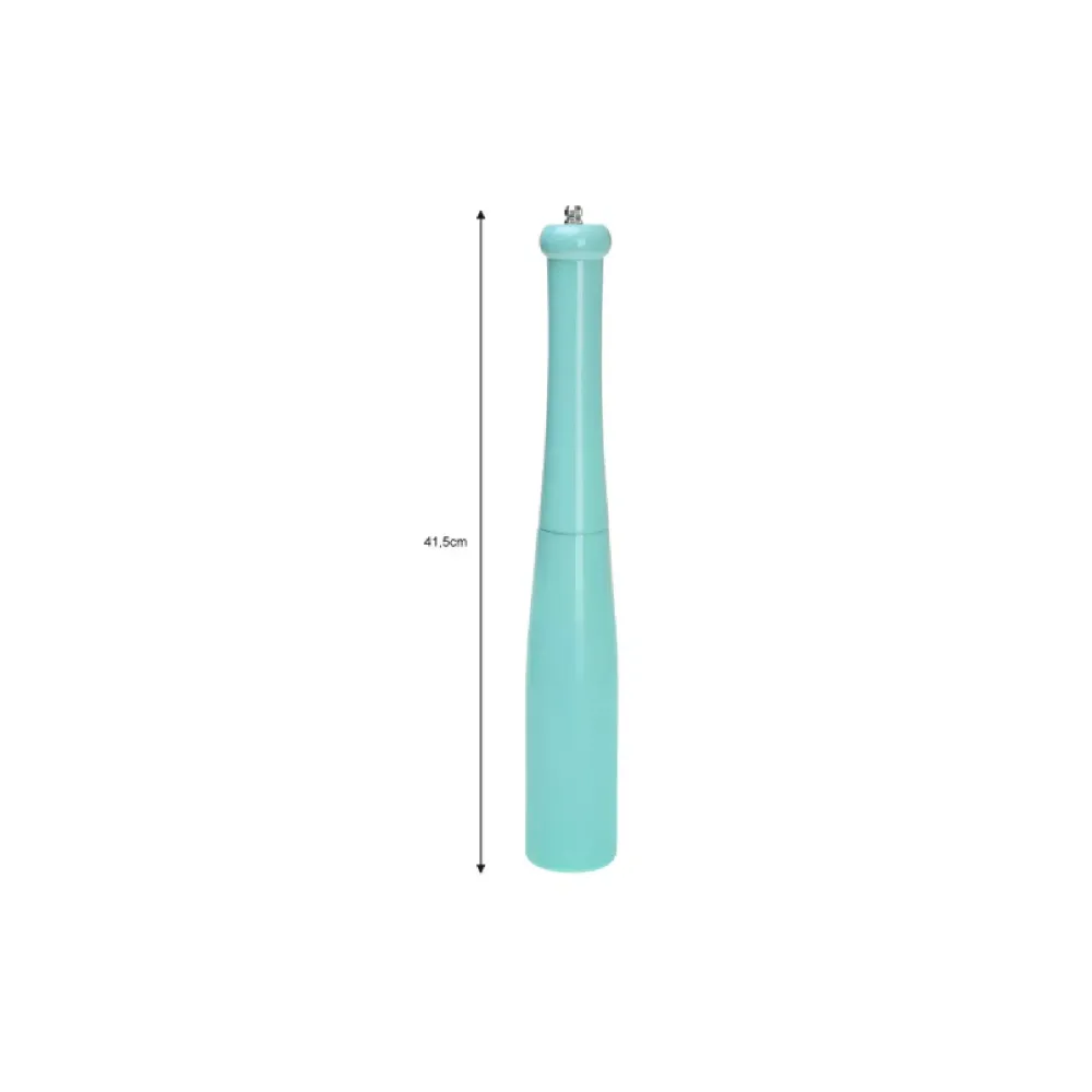 Mlinac tirkizni 45 cm – drveni mlin s keramičkim mehanizmom