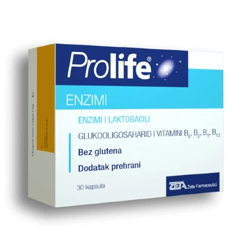Prolife Enzimi, 30 kapsula