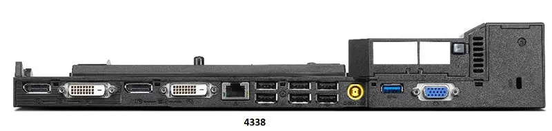 REFURBISHED - Docking Station Lenovo ThinkPad Mini Dock Plus Series 3, USB 3.0 (4338) - GRADE (JAMSTVO: 12 MJ.)