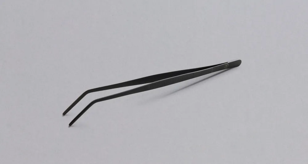 SharpEdge Curved Black Tweezers 300 mm