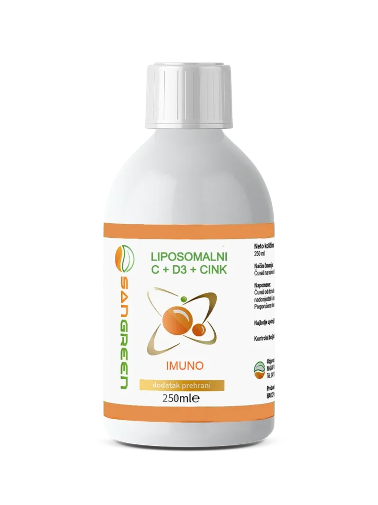 Sangreen liposomalni Imuno C,D3,Zn od 250 ml
