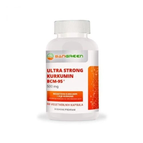 Sangreen Ultra Strong Kurkumin BCM-95 500mg, 60 kapsula