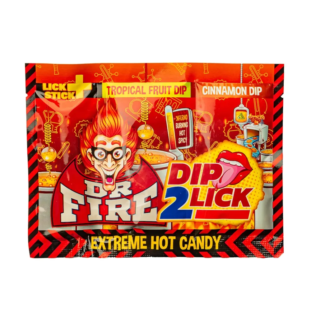 Dr. Fire Dip 2 Lick, lizalica s voćnim i cimetovim ljutim prahom od 18g
