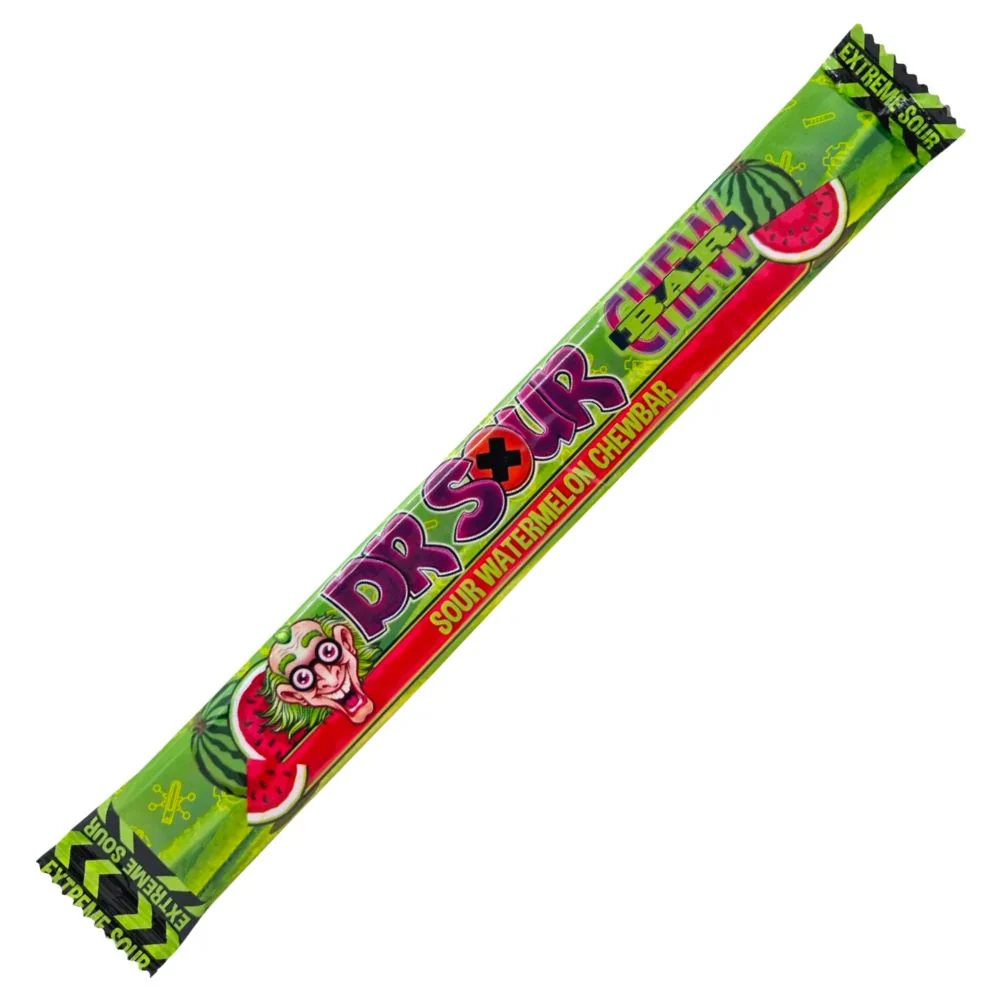 Dr. Sour Watermelon Chew Bar, kiseli bombon od lubenice od 50g
