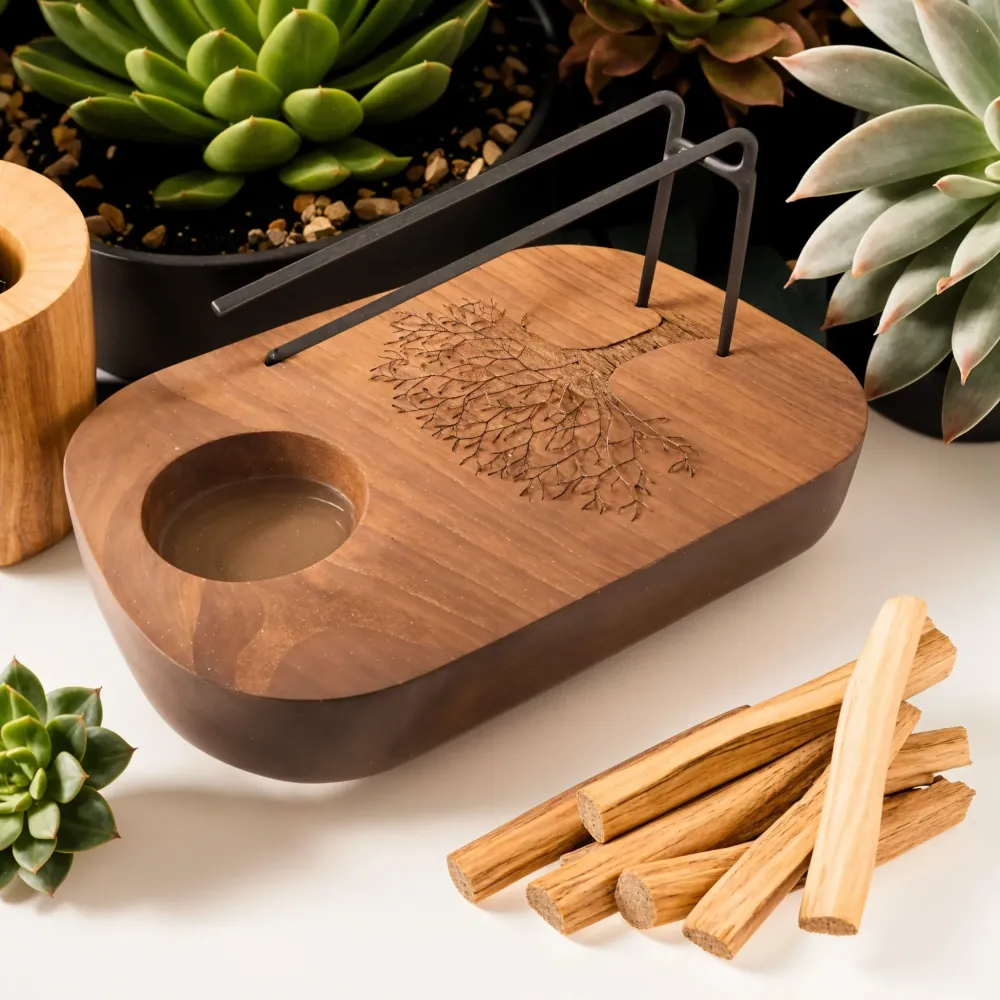 Držč za Palo Santo – Drvo života od tikovine