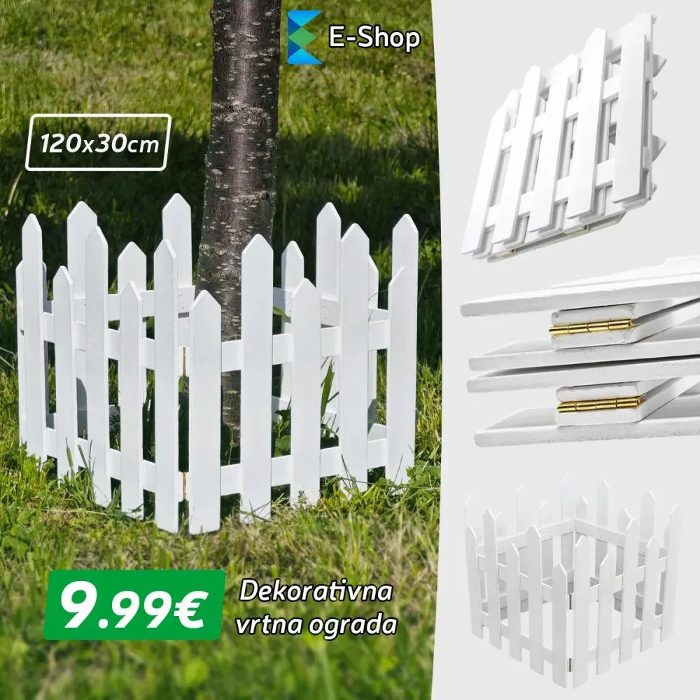 DEKORATIVNA VRTNA OGRADA 120CM