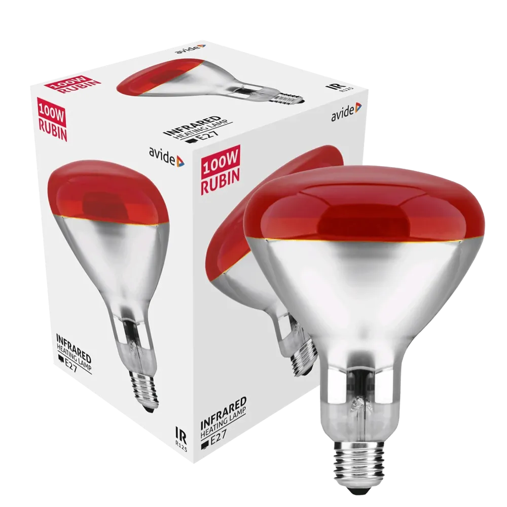 Avide Žarulja, 100W, E27, Infra Red, IP20 - ASIR27-100W-R